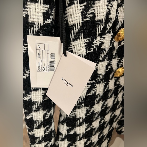 Balmain Houndstooth Blazer - Picture 6 of 7